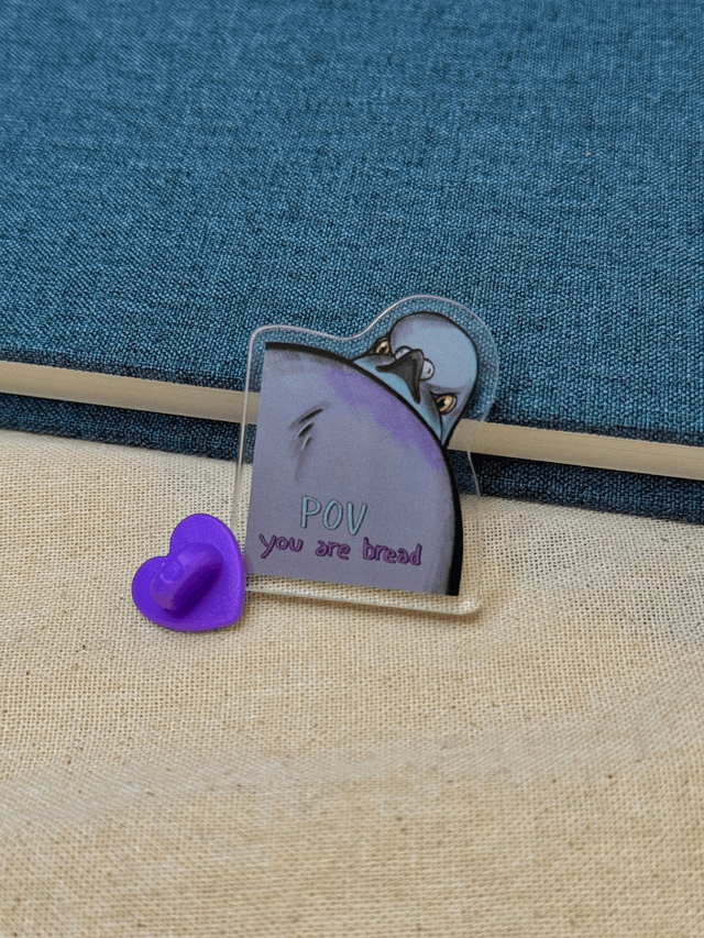 Acrylic Pigeon Pins