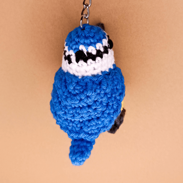 Crochet Bird - Blue Tit