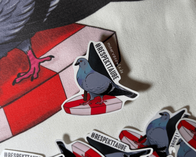 Pigeon Sticker - Bächlesurfer