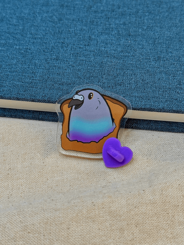 Acrylic Pigeon Pins