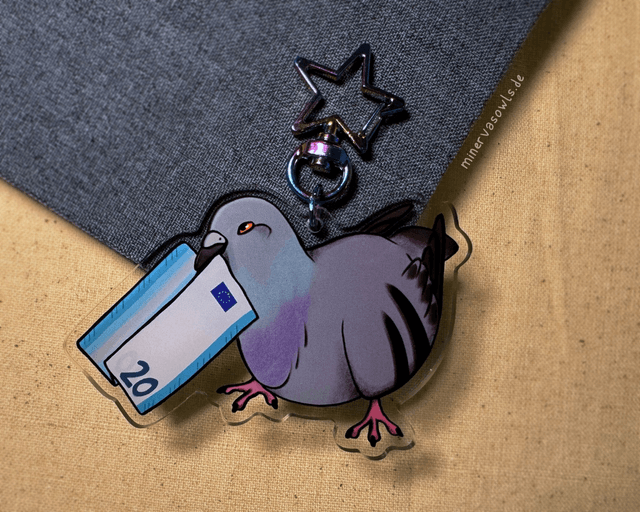 Big Pigeon Keychain