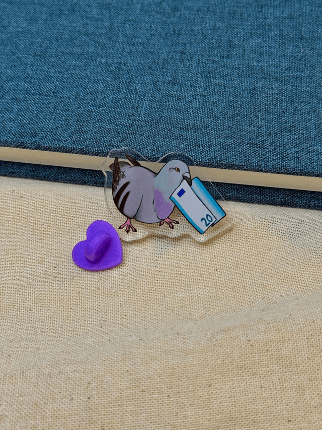 Acrylic Pigeon Pins