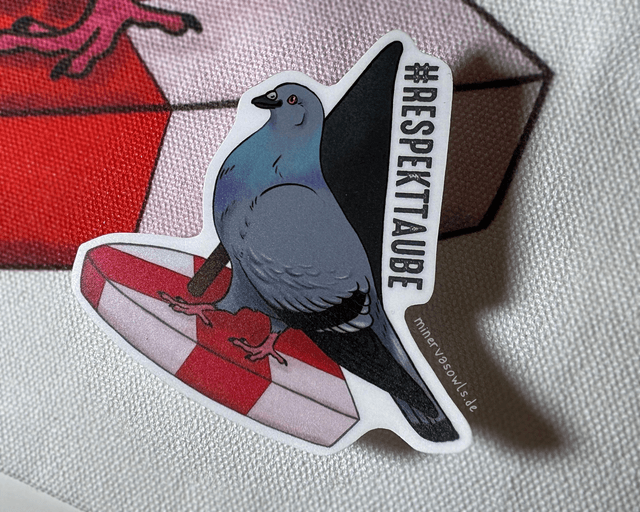 Pigeon Sticker - Bächlesurfer