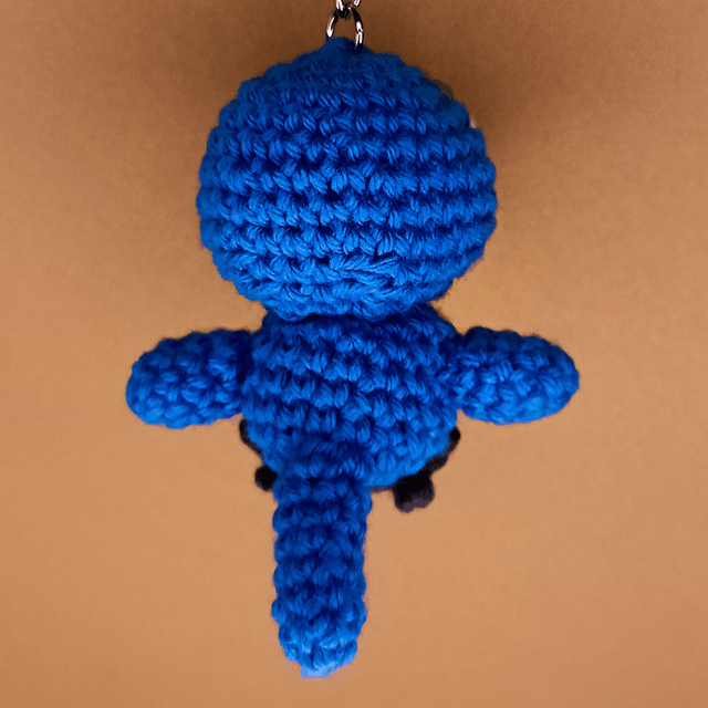 Crochet Bird - Blue Macaw