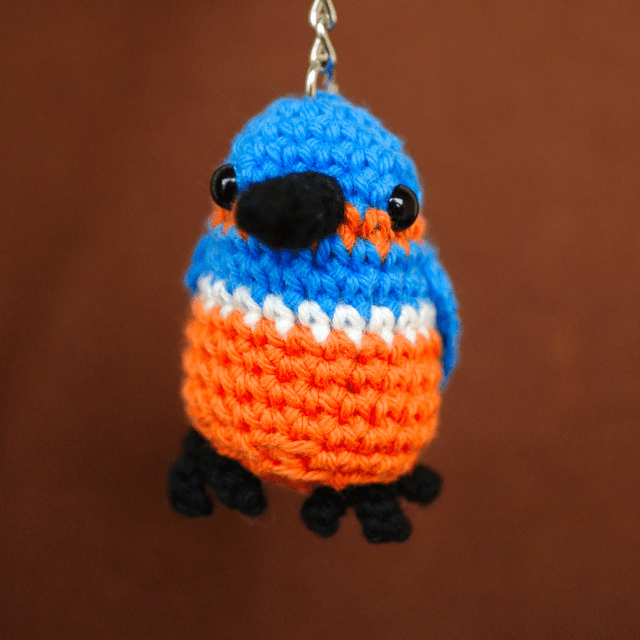 Crochet Bird - Kingfisher