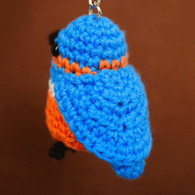 Crochet Bird - Kingfisher